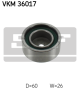 SKF Umlenk-/Führungsrolle, Keilrippenriemen VKM 36017
