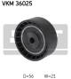 SKF Umlenk-/Führungsrolle, Keilrippenriemen VKM 36025