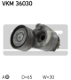 SKF Riemenspanner, Keilrippenriemen VKM 36030