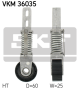 SKF Riemenspanner, Keilrippenriemen VKM 36035