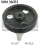 SKF Umlenk-/Führungsrolle, Keilrippenriemen VKM 36053