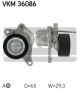 SKF Riemenspanner, Keilrippenriemen VKM 36086
