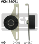 SKF Riemenspanner, Keilrippenriemen VKM 36091