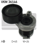 SKF Riemenspanner, Keilrippenriemen VKM 36146