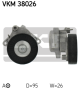 SKF Riemenspanner, Keilrippenriemen VKM 38026