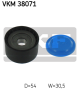 SKF Umlenk-/Führungsrolle, Keilrippenriemen VKM 38071