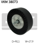 SKF Umlenk-/Führungsrolle, Keilrippenriemen VKM 38073