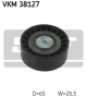 SKF Umlenk-/Führungsrolle, Keilrippenriemen VKM 38127