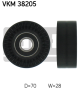 SKF Umlenk-/Führungsrolle, Keilrippenriemen VKM 38205