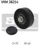 SKF Umlenk-/Führungsrolle, Keilrippenriemen VKM 38214