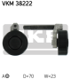 SKF Riemenspanner, Keilrippenriemen VKM 38222