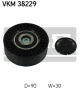 SKF Umlenk-/Führungsrolle, Keilrippenriemen VKM 38229