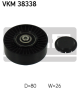 SKF Umlenk-/Führungsrolle, Keilrippenriemen VKM 38338
