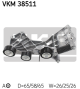 SKF Riemenspanner, Keilrippenriemen VKM 38511