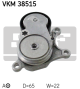 SKF Riemenspanner, Keilrippenriemen VKM 38515