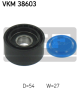 SKF Umlenk-/Führungsrolle, Keilrippenriemen VKM 38603