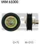 SKF Umlenk-/Führungsrolle, Keilrippenriemen VKM 61000