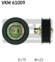 SKF Umlenk-/Führungsrolle, Keilrippenriemen VKM 61009