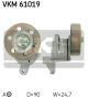 SKF Riemenspanner, Keilrippenriemen VKM 61019