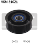 SKF Umlenk-/Führungsrolle, Keilrippenriemen VKM 61021