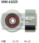 SKF Umlenk-/Führungsrolle, Keilrippenriemen VKM 61025