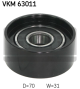 SKF Umlenk-/Führungsrolle, Keilrippenriemen VKM 63011