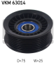 SKF Umlenk-/Führungsrolle, Keilrippenriemen VKM 63014