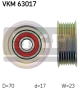 SKF Umlenk-/Führungsrolle, Keilrippenriemen VKM 63017