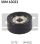 SKF Umlenk-/Führungsrolle, Keilrippenriemen VKM 63033