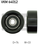 SKF Umlenk-/Führungsrolle, Keilrippenriemen VKM 64012