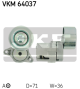 SKF Riemenspanner, Keilrippenriemen VKM 64037