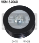 SKF Umlenk-/Führungsrolle, Keilrippenriemen VKM 64060