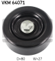 SKF Umlenk-/Führungsrolle, Keilrippenriemen VKM 64071
