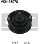 SKF Umlenk-/Führungsrolle, Keilrippenriemen VKM 65078