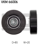 SKF Umlenk-/Führungsrolle, Keilrippenriemen VKM 66006