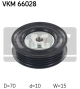 SKF Umlenk-/Führungsrolle, Keilrippenriemen VKM 66028