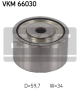 SKF Umlenk-/Führungsrolle, Keilrippenriemen VKM 66030