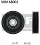 SKF Umlenk-/Führungsrolle, Keilrippenriemen VKM 68001