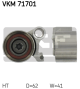 SKF Spannrolle, Zahnriemen VKM 71701
