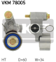 SKF Spannrolle, Zahnriemen VKM 78005