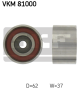 SKF Umlenk-/Führungsrolle, Zahnriemen VKM 81000