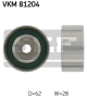 SKF Umlenk-/Führungsrolle, Zahnriemen VKM 81204
