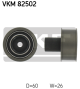 SKF Umlenk-/Führungsrolle, Zahnriemen VKM 82502