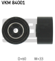 SKF Umlenk-/Führungsrolle, Zahnriemen VKM 84001