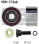 SKF Umlenk-/Führungsrolle, Zahnriemen VKM 85146