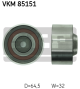 SKF Umlenk-/Führungsrolle, Zahnriemen VKM 85151