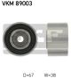 SKF Umlenk-/Führungsrolle, Zahnriemen VKM 89003
