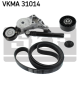 SKF Keilrippenriemensatz VKMA 31014