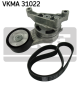 SKF Keilrippenriemensatz VKMA 31022