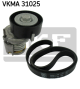 SKF Keilrippenriemensatz VKMA 31025